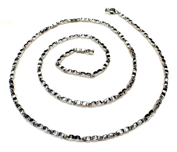 Collier Sommer Femme CATENAME in Or blanc DADINI 50CM MB UZ/C 7.60 B - DADINI 50CM MB UZ/C 7.60 B